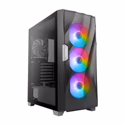 Antec DF700 Flux, Midi Tower, PC, Noir, ATX, micro ATX, Mini-ITX, Plastique, Acier, Jouer
