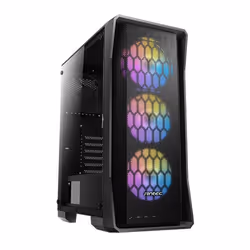 Antec nx360, Midi Tower, PC, Noir, ATX, ITX, micro ATX, ABS, Acier, Verre trempé, 16 cm
