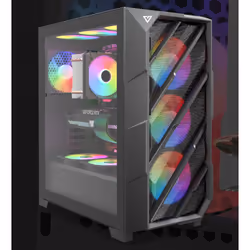 Antec DP503, Midi Tower, PC, Noir, ATX, EATX, ITX, micro ATX, Plastique, Acier, Jouer