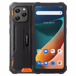 Blackview BV5300 Téléphone Portable Incassable 4G 6.1 7Go+32Go 5MP+13MP 5180mAh NFC/Face ID/GPS/Dual SIM - Orange