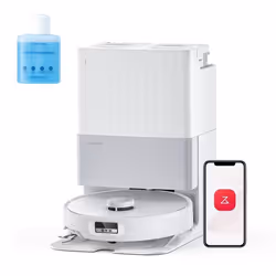 Roborock Qrevo edge Aspirateur Robot 18500Pa Appel Vidéo Châssis AdaptiLift Station Multifonctionnelle
