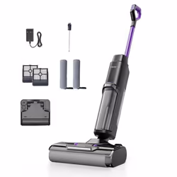 Aspirateur Laveur Sans Fil-Redkey W15-Autonettoyant Nettoyage des bords 6mm avec Réservoir d’eau 910ML avec Accessoires