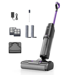 Aspirateur Laveur Sans Fil-Redkey W15-Autonettoyant Nettoyage des bords 6mm avec Réservoir d’eau 910ML avec Accessoires