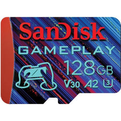SanDisk Carte Mémoire micro sdxc A2 128Go V30 U3 GamePlay microSDXC Pour Mobile Console Gaming jeux jusquà 190MB/s