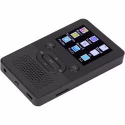 Lecteur MP4 T9 Bluetooth 4.2 Lecteur MP3 Écran Couleur 18 Pouces Noir4 Go
