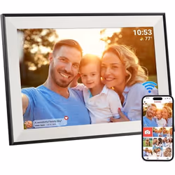 Cadre Photo Numérique 101 Pouces WiFi Rotation Auto 32GB Noir Blanc Hesmor