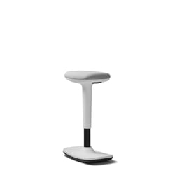 Trendoffice to-swift Siège rembourré Blanc Tissu, Polyester Plastique Roues castor 1 pièce(s)