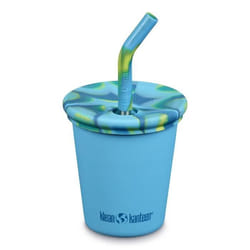 Gobelet en inox - KLEAN KANTEEN - Hawaiian Ocean - 296 ml - Incassable - Avec couvercle à paille