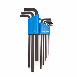 PARK TOOL HXS-1.2, Clé hexagonale forme de l, Métrique, 9 pièce(s), Acier, 1.5,2,2.5,3,4,5,6,8,10 mm