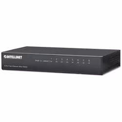 Intellinet 8-Port Fast Ethernet Office Switch, Fast Ethernet (10/100), Full duplex