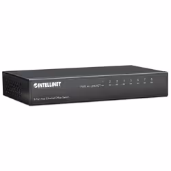 Intellinet 8-Port Fast Ethernet Office Switch Fast Ethernet (10/100) Noir