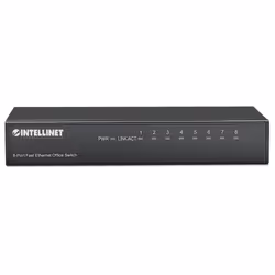 Intellinet 8-Port Fast Ethernet Office Switch Fast Ethernet (10/100) Noir