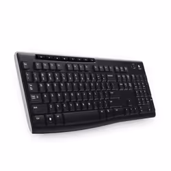 Logitech K270, Sans fil, RF sans fil, Noir