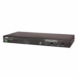 ATEN CS1716A, 2048 x 1536 pixels, Grille de montage, 6,6 W, 1U, Noir