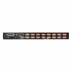 ATEN CS1716A commutateur écran, clavier et souris Grille de montage Noir