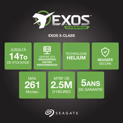 Seagate Enterprise ST10000NM0236 disque dur 3.5" 10 To SAS