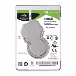 Seagate Barracuda Pro, 2.5", 500 Go, 7200 tr/min