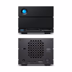 LaCie 2big Dock boîtier de disques 48 To Bureau Noir
