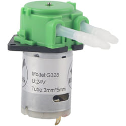 Pompe péristaltique 24V 35, micro pompe à eau automatique verte, modèle plat