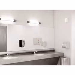 Rubbermaid FG750140 Distributeur de savon Noir, Chrome