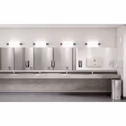Rubbermaid FG750140 Distributeur de savon Noir, Chrome