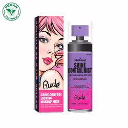Rude Cosmetics Shine Control Matte Finish Long Lasting Makeup Mist, Femmes, Tous types de peau, Matifiant, Rafraîchissant, Sh ...