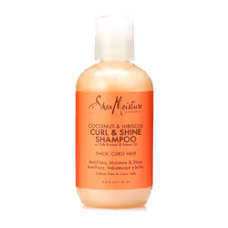 SheaMoisture Coconut & Hibiscus Curl & Shine Shampoo Trial Size, 94 ml, Shampoing, Non-professionnel, Unisexe, Cheveux secs, ...