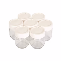 Yaourtière - Moulinex - Yogurta A14A03 - 7 Pots en Verre - Couvercle Blanc - Dateur Manuel