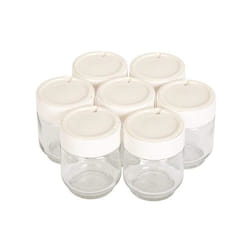 Yaourtière - Moulinex - Yogurta A14A03 - 7 Pots en Verre - Couvercle Blanc - Dateur Manuel