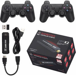 Console de jeux rétro X2 Plus télécommande sans fil 30 000 jeux 3D HD TV émulateurs PS1 pour plus de 30 Go/GBA 128 GO