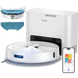 Aspirateur Robot - REDKEY - R10 - 4000 Pa - Station de vidange - Fonction lavage