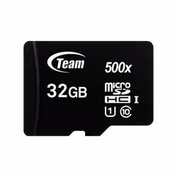 Team Group 32GB Micro SDHC, 32 Go, MicroSDHC, Classe 10, UHS-I, 80 Mo/s, 15 Mo/s