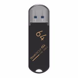 Team Group C183, 64 Go, USB Type-A, 3.2 Gen 1 (3.1 Gen 1), 100 Mo/s, Casquette, Noir