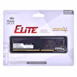 Team Group ELITE TED416G2666C1901, 16 Go, 1 x 16 Go, DDR4, 2666 MHz, 288-pin DIMM