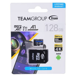 Carte mémoire - Team Group - Elite A1 - 128 Go - microSDXC - UHS-I U3 V30 A1