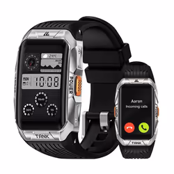 Montre Connectée homme SmartWatch 5ATM 164 Écran KOSPET Tank X2 Tracker dActivit pour Android iOS Samsung XIAOMI iphone -Arge ...