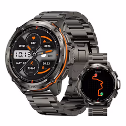 Montre Connectée homme SmartWatch Sport GPS KOSPET T3 Ultra 1.43 Tracker dActivit Android iOS Samsung Xiaomi Iphone Noir 2 Ba ...