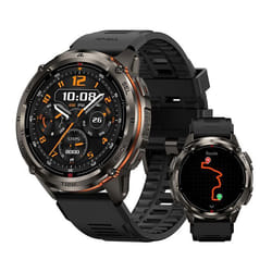 Montre Connectée homme SmartWatch Sport GPS 5ATM KOSPET T3 ULTRA 2 1.43 Tracker dActivit Android iOS Samsung Xiaomi Iphone Noir