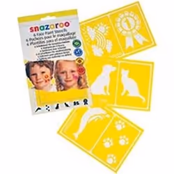 Snazaroo 1198012 papeterie Jaune Pochoir art