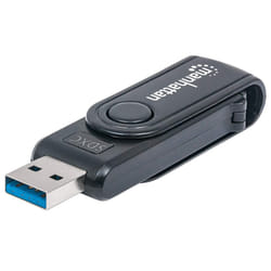 Manhattan 101981 lecteur de carte mémoire USB 3.2 Gen 1 (3.1 Gen 1) Type-A Noir