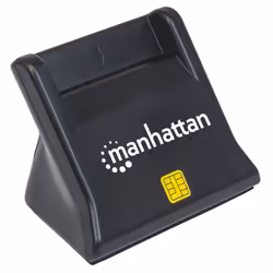 Manhattan 102025 lecteur de cartes à puce Intérieure USB USB 2.0 Noir