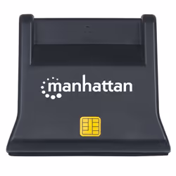 Manhattan 102025 lecteur de cartes à puce Intérieure USB USB 2.0 Noir
