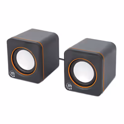 Manhattan 2600 Series, 2.0 canaux, Avec fil, 6 W, 5 Ohm, Noir, Orange