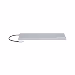 Manhattan 130578 station d'accueil Avec fil USB 3.2 Gen 1 (3.1 Gen 1) Type-C Aluminium