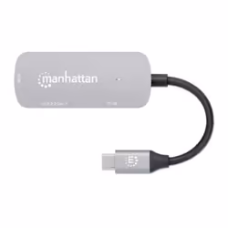 Manhattan 130707, Avec fil, USB 3.2 Gen 1 (3.1 Gen 1) Type-C, 100 W, Aluminium, 3840 x 2160 pixels, 30 Hz