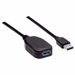 Manhattan 150712 câble USB 5 m USB 3.2 Gen 1 (3.1 Gen 1) USB A Noir