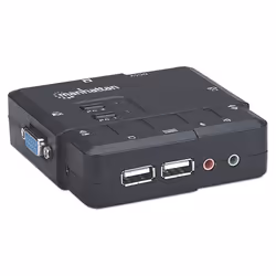 Manhattan 151252 commutateur écran, clavier et souris Noir