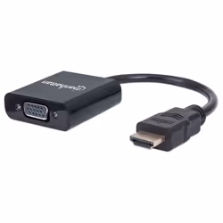 Manhattan 151436, 0,3 m, HDMI Type A (Standard), VGA (D-Sub), Mâle, Femelle, Droit