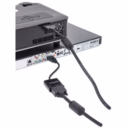 Manhattan 151436 câble vidéo et adaptateur 0,3 m HDMI Type A (Standard) VGA (D-Sub) Noir - Vue supplémentaire 4