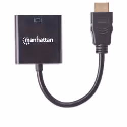 Manhattan 151467 câble vidéo et adaptateur 0,3 m HDMI Type A (Standard) VGA (D-Sub) Noir - Vue supplémentaire 4